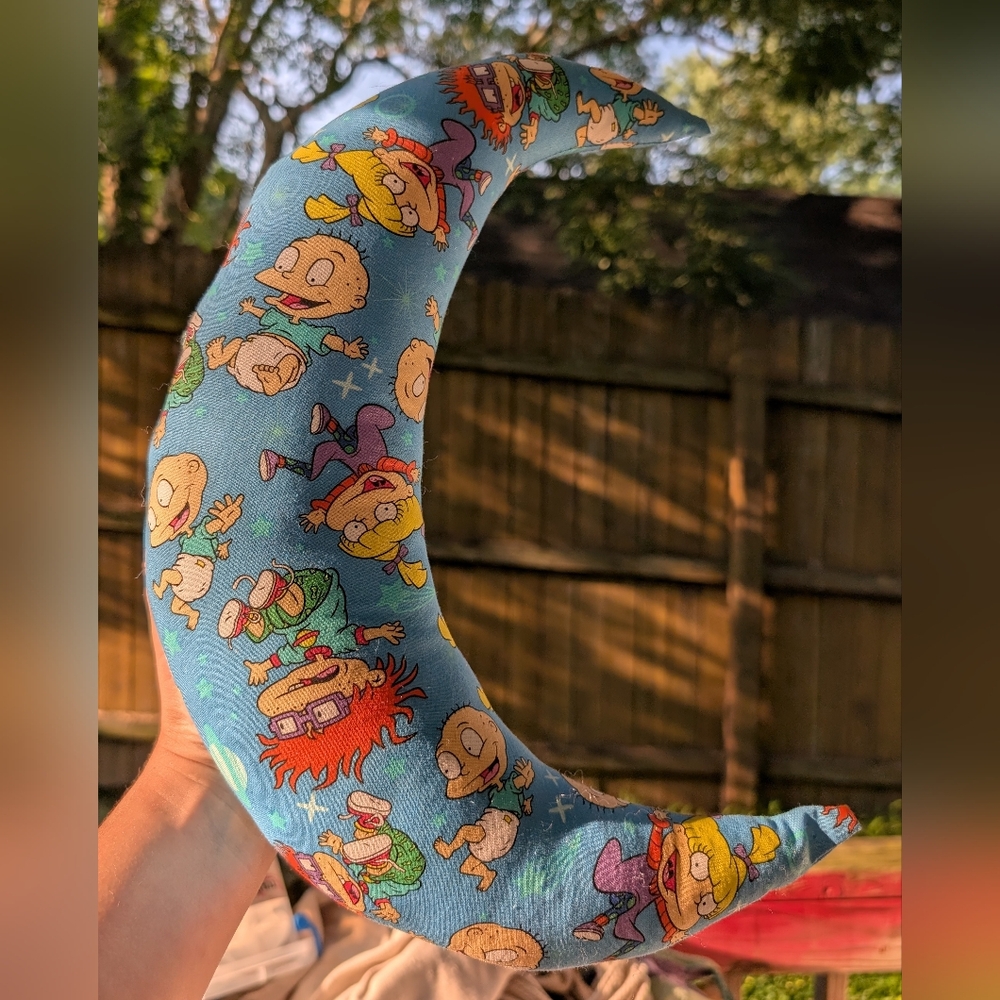 Kids Cartoon Print Blue One Piece